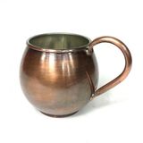 Shark Anatolia Terra Antik Bakir Kupa Bardak Mug Oksit