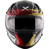 Shark Axor Apec Chrometech Kask Kırmızı Siyah - XL