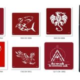 Shark Dragon Spray Tattoo Geçici Sprey Dövme Seti