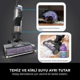 Shark Hydrovac Pro Xl Islak & Kuru Şarjlı Silme Süpürme Makinesi, Dökülen Sıvılar, Toz ve Kirler Için Güçlü ve Pratik Çözüm - Gri - Standart