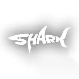 Shark Köpek Balığı Sticker 17X17 Cm Beyaz