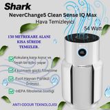 Shark Neverchange Clean Sense Iq Hava Temizleyicisi Max + Xiaomiakillı Baskülhediye - Gri