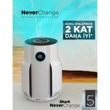 Shark Neverchange5 60M² Etkili 5 Yıl Filtre Ömürlü Akıllı Kirlilik Sensörü ve Koku Giderici Teknolojili Hepa Filtreli Standart Hava Temizleyici - Beyaz
