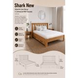 Shark New 2 Çekmeceli Çift Kişilik MDF Karyola