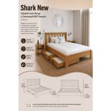 Shark New 4 Çekmeceli Tek Kişilik MDF Karyola
