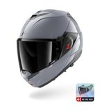 Shark Oxo Dark Shadow Çene Açılır Kask - XXL - Parlak Gri