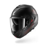 Shark Oxo Sp Lyne Mat Çene Açılır Kask - XL - Mat Siyah - Siyah