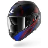 Shark Oxo Speed-Tech Mat Mavi-Kırmızı Modüler Kask (Renkli Cam Ve Pınlock Hediyelidir)