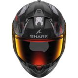 Shark Rıdıll 2 Molokai Mat Kapalı Kask - Mat Siyah - Gri - XL