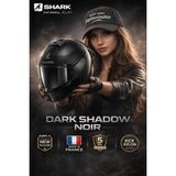 Shark Skwal Cup Dark Shadow Dual Kapalı Kask - M - Siyah