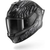 Shark Skwal Cup Speed Fancy Mat Siyah Antrasit Gümüş Kapalı Kask - XL