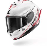 Shark Skwal Cup Speed-Tech Beyaz-Kırmızı Kapalı Kask (Pınlock Hediyelidir)