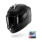 Shark Skwal I3 Dark Shadow Edition Mat Siyah Kapalı Kask (Ledli Model)+(Renkli Cam Hediyelidir) - XL