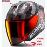 Shark Skwal i3 Jet Hellcat Mat Açık Kask