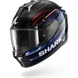 Shark Skwal I3 Lıght Blur Siyah Kırmızı Mavi Kapalı Kask - XL