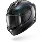 Shark Skwal İ3 Mekarıum Siyah-Cameleon-Antrasit Kapalı Kask (Ledli Model)