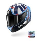 Shark Skwal I3 Replıca Raul Fernandes Kapalı Kask (Ledli Model) (Renkli Cam Hediyelidir)