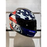 Shark Skwal I3 Us Flag Ledli Kapalı Kask [şeffaf Vizörlü] - M