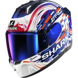 Shark Skwal İ3 Zarco Gp De France Beyaz Mor Mavi Kapalı Kask