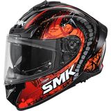 Shark Smk Typhoon Reptile Kapalı Kask - Renkli