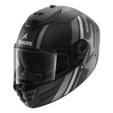 Shark Spartan Rs Carbon Shawn Mat Dsa Kapalı Kask - 2XL - Mat Siyah - Gri