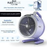 Shark Taşınabilir Buharlı Mini Fan & Vantilatör Lila, Şarjlı Kablosuz Kullanım, 5 Hız Kademesi, 150 ml Hazne, Iç-Dış Mekan Için Günlük Kullanıma Uygun Şık ve Kompakt Serinletici Çözüm