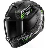 Shark Yeşil Siyah 0338 Shark Ridill 2 Molokai Kapalı Kask