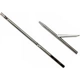 Shark Zıpkın Şişi 6,5 Mm Inox 75 Cm Uzunlukta Unisex Kullanıma Uygun Kelebekli Tasarım - 6.5mm