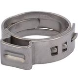 SharkBite 1/2 İnç Kelepçe Halkası, 100'lü Paket, Paslanmaz Çelik Tesisat Armatürü, PEX Boru, PE-RT, UC953CP100