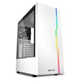 SHARKOON KASA MID TOWER PSUSUZ 1XFAN RGB SLIDER WHITE