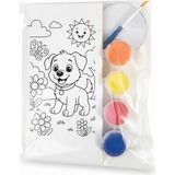 Sharp & Art Çini Boyama, Hayvanlar Serisi Boyama Seti, Çocuklar Boyasın ve Yapıştırsın, 49 Farklı Hayvan - KÖPEK