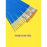 Sharp & Art Resim Fırçası Seti 4'lü, 10'lu, 20'li Ince Uçlu ve Kalın Uçlu Fırça Setleri, Suluboya, Akrilik Boyama Vs. - 20'li (10 ince, 10 kalın uçlu)