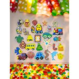 Sharp & Art Taş Boyama Anne-Çocuk Etkinliği 4 Farklı Taş Boyama Seti el Becerisi ve Beyin Gelişimi Için Aktiviteler - 30 lu Harika Set