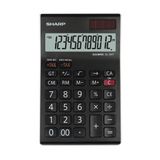 Sharp EL-124TWH 12 Haneli Masa Üstü Hesap Makinesi Eğimli LCD Ekran ile Ofis İhtiyaçları İçin