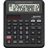 Sharp EL-CC12D 12 Hane İşlem Kontrollü Masaüstü Hesap Makinesi