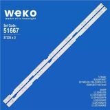 Sharp Lc32hg5342e 32'' 2 Adet Tv Led Bar (Tvnizi Açıp İçindeki Led Barla Birebir Aynısı Olduğunu Görmeden Almayınız. Sonrasında İade Almam