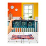 sharp&art EL İŞLEMESİ SERAMİK KAHVALTILIK,ÇEREZLİK, SOSLUK, 3 BÖLMELİ, PRATİK KULLANIM İÇİN,6 FARKLI MODEL