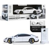 Sharper Image Porsche Taycan Turbo S Uzaktan Kumandalı Araba Beyaz - Renkli