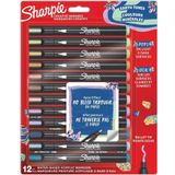 Sharpie Akrilik Markör Kalem Doğa Tonları Yuvarlak Uç 12 Renk Bl Sh-2213421