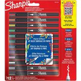 Sharpie Akrilik Markör Kalem Fırça Uç 12 Renk 2201183