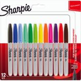Sharpie Fine Permanent 12'li Karışık Markör