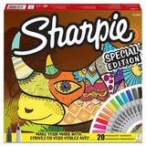 Sharpie Fine Permanent 20li Karışık Kutu Gergedan Markör Kalem Seti
