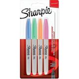 Sharpie Fıne Permanent Marker 4 Lü Pastel Renkler Detaylı Çizim İçin İnce Uçlu Kalemler