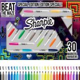 Sharpie Fine Permanent Markör Kalem Labirent 30 Renk Set 2180836