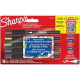 sharpie markör akrilik fırça uç kalem 5 renk 2201182 - Yok