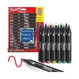 Sharpie Markör Akrilik Yuvarlak Uç Kalem 12 Renk 2201070 - Çok Renkli