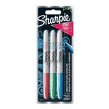Sharpie Markör Permanent Kalem Metalik Kırmızı Yeşil Mavi (3 Lü Paket) 2067103