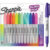 sharpie permanent markör kalem fine glam pop 12 renk 2198780 - Yok