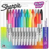 sharpie permanent markör kalem fine glam pop 34 renk 2198891 - Yok
