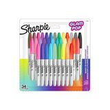 Sharpie Permanent Markör Kalem Fine Glam Pop 34 Renk 2198891